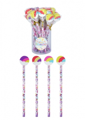 Unicorn Pencils With Eraser Top X 24 ( 22p Each )