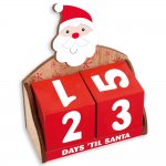 Christmas Wooden Advent Block Calendar