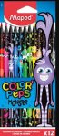 Colour Pencils Black Monster Colorpeps X 12