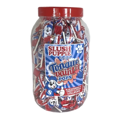 Slush Puppie Tongue Painter Lollipops 15g x 100 ( 9p Each )