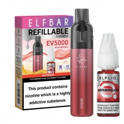 Elf Bar EV5000 Refillable Vape Watermelon