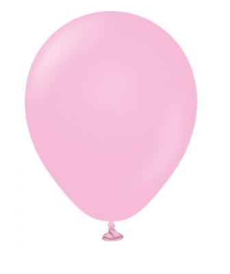 Kalisan 5" Standard Candy Pink Latex Balloons 100 Pack