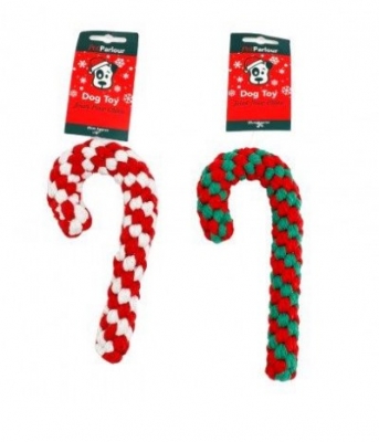 Christmas Candy Cane Shape Pet Toy