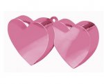 Pink Double Heart Balloon Weights 170g / 6oz