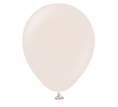 Kalisan 5" Retro White Sand Latex Balloons (100)