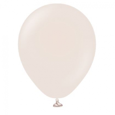 Kalisan 5" Retro White Sand Latex Balloons (100)