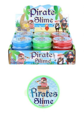 Pirate Slime Tubs 7cm x 2cm ( Assorted Colours )