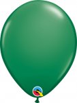 Qualatex 11" Plain Latex Round Green Balloons 25 Pack