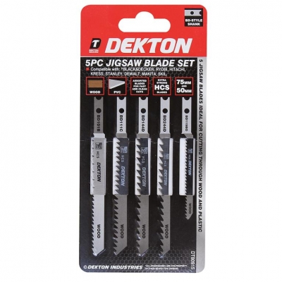 Dekton 5 Pack Jigsaw Blade Set