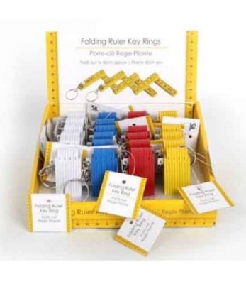 Folding Measure Keyring 10 X 3.5cm