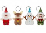 10cm Christmas Plush Keychain