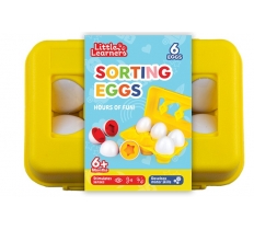 Little Learners Matching Eggs 6pk