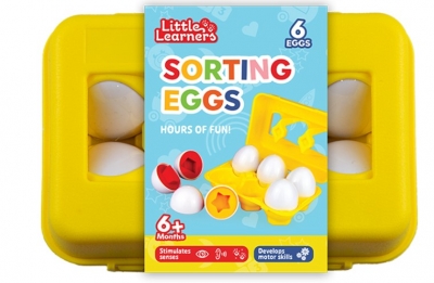 Little Learners Matching Eggs 6pk