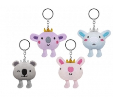 Mini Plush 6cm Keychain ( Assorted Designs )