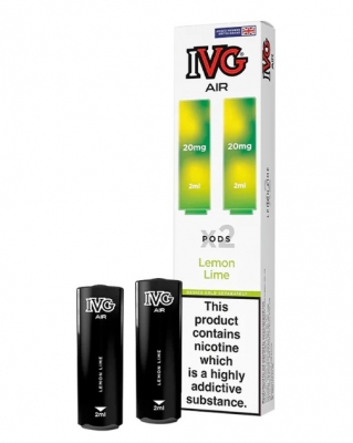 IVG Air Prefilled Vape Pod Lemon Lime x 10