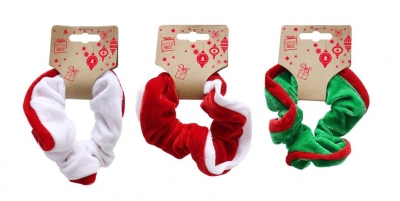 Hair Scrunchie Christmas Velvet