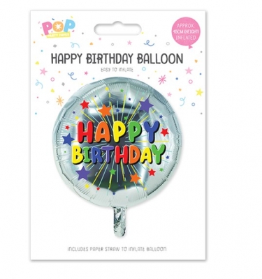 Happy Birthday Foil Balloon