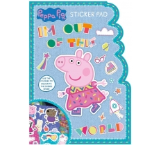 Peppa Pig Shaped Sticker Pad