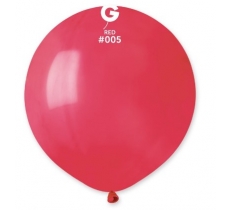 Gemar 19" Pack Of 25 Latex Balloons Red #005