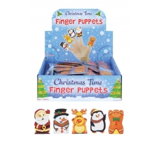 CHRISTMAS FINGER PUPPETS(5X3CM) x 96PCS (13P EACH)