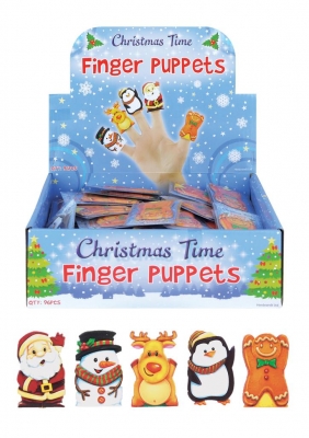 CHRISTMAS FINGER PUPPETS(5X3CM) x 96PCS (13P EACH)