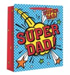 Fathers Day Super Dad Extra Large Wide Gift Bag