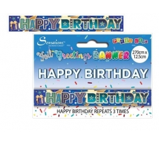 Banners Happy Birthday Male