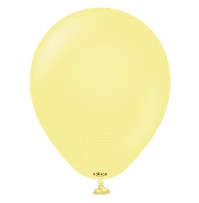 Kalisan 5" Macaron Yellow Balloon 100 Pack