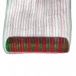 Deco Mesh Red & Green 25cm x 9m