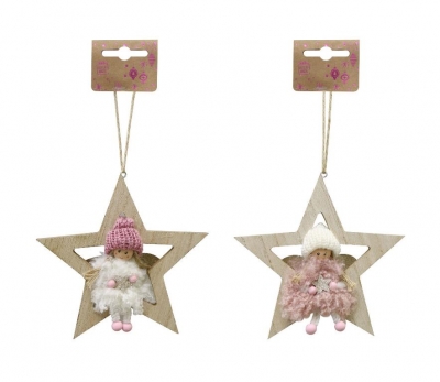 Hanging Fairy On Star ( Assorted Design )