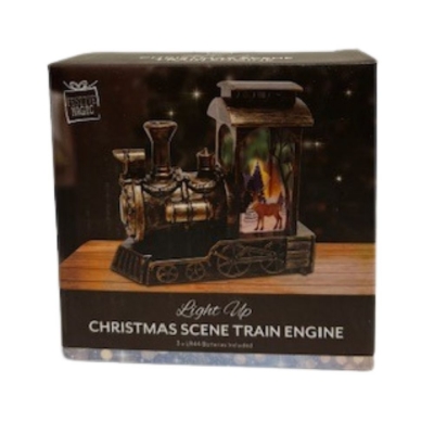 Light Up Train Engine 12.5Cm ( Assorted Design )