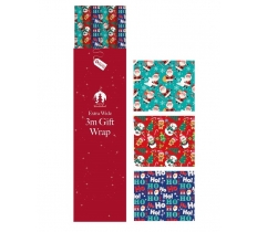 Christmas Extra Wide Kids Wrap 3m