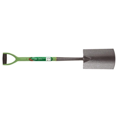 Garden Carbon Steel Digging Spade With Soft Grip Handle