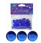 12mm D[[130]]cor Diamante Diamonds 28G Sapphire Blue