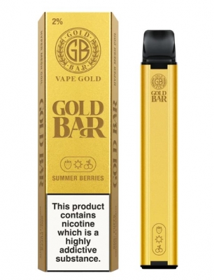 Gold Bar 600 Vape Summer Berries