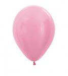 Sempertex 5" Pearl ( Satin ) Pink Latex Balloons 50 Pack