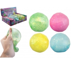 Glitz Crystal Ball Squishy Toy 6cm 4 Assorted