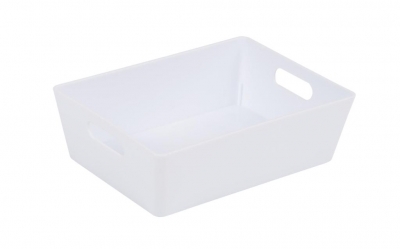 WHAM STUDIO BASKET RECTANGULAR ICE WHITE