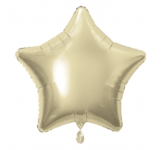 Solid Star Foil Balloon 20" Gold