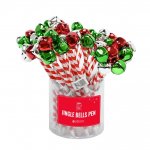 JINGLE BELLS CANDY STRIPED PEN