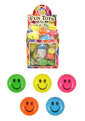 Mini Smiley Face Return Tops x 72 ( 13p Each )