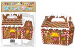 Christmas Gingerbread Gift / Treat Boxes ( 10 Pack )