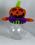 Pumpkin Halloween 9" Candy Jar