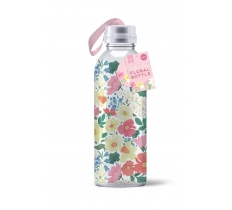 Mothers Day Glass Floral Drinking Bottle 580ml