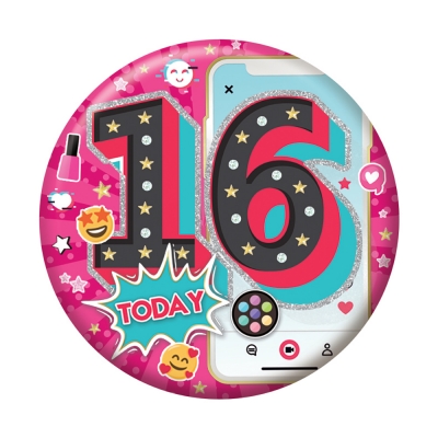 Badges 5.5cm - Age 16 Female