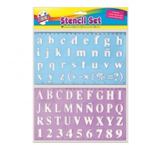 ALPHABET STENCIL SET