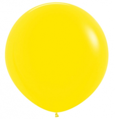 Fashion Colour Solid Yellow 020 Latex Balloons 36" 2 Pack c