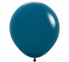 Sempertex Colour Solid Deep Teal 18" Latex Balloons 25 Pack s 18