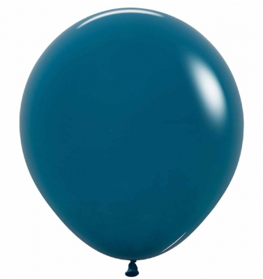 Sempertex Colour Solid Deep Teal 18" Latex Balloons 25 Pack s 18