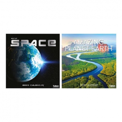 2025 Calendar Sq Earth & Space